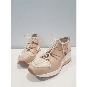 Beckett Leather And Mesh Trainer